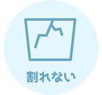 割れない