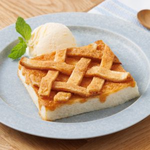 パンのみみもザクザク！アップルパイトースト