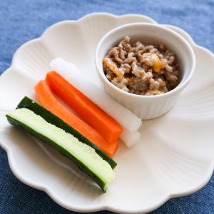 万能肉みそ野菜スティック